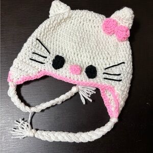Cute Hello Kitty Cat Ear Beanie